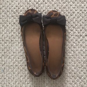 Gap Animal print ballet flats